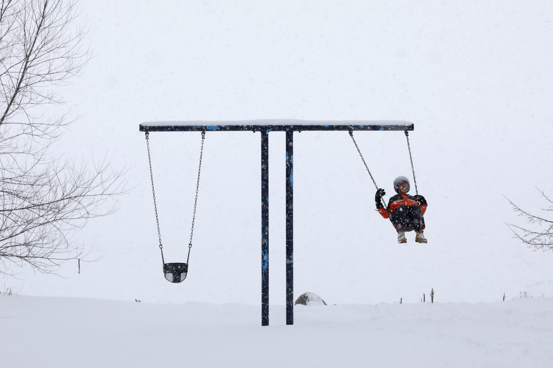 Winter storm hits Madison area
